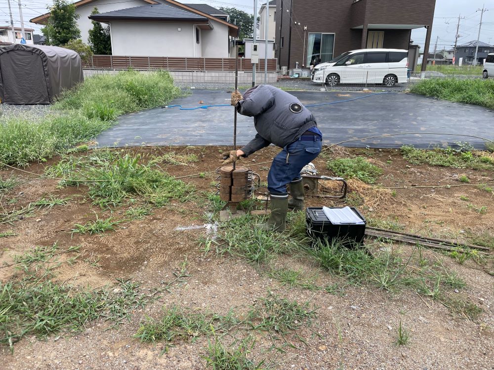 邑楽の家 地盤調査